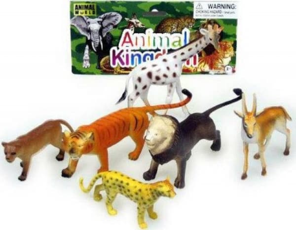 Hipo Wildlife figurin 6st i påse. 671200 HIPO