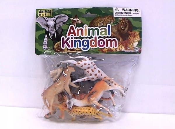 Hipo Wildlife figurin 6st i påse. 671200 HIPO