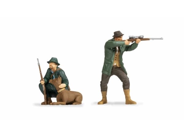 NOCH Metsästäjät, Figurer, NOCH, 2 stk, Plastinen