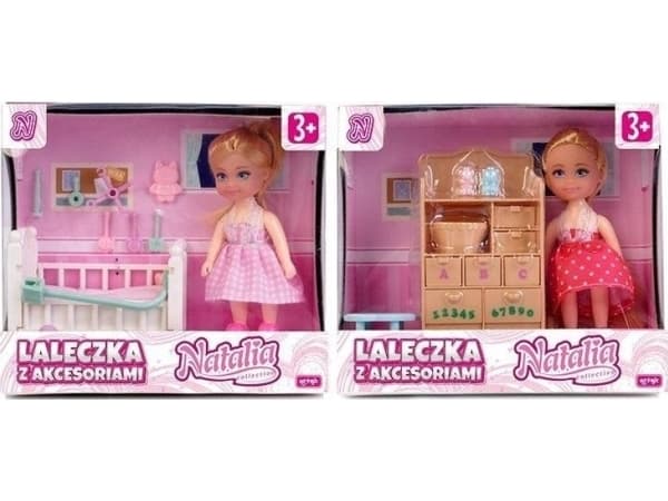 Artyk dukke Natalia 11cm med lazienka 122453 Artyk