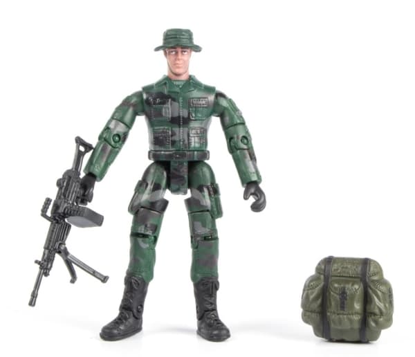 World Peacekeepers 1:18 Militær actionfigur Singepack 2D