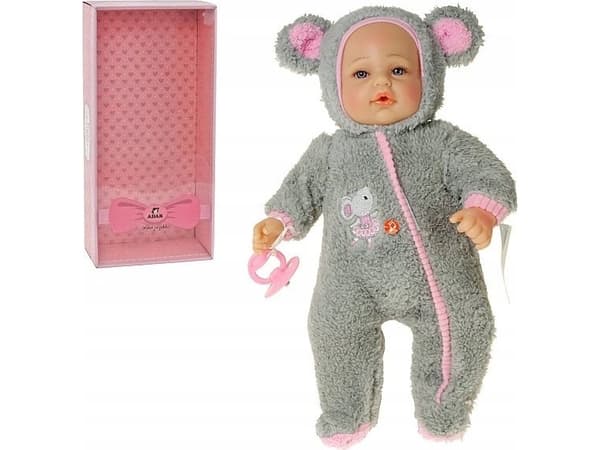 Adar babydocka i jumpsuit 40cm med ljudlåda Adar