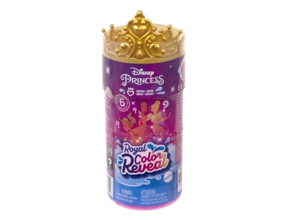 Disney Princess Royal Color Reveal, Minidukke, Hunstik, 3 År, Pige, 88,9 mm, 150 g