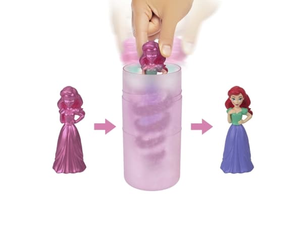 Disney Princess Royal Color Reveal, Minidukke, Hunstik, 3 År, Pige, 88,9 mm, 150 g