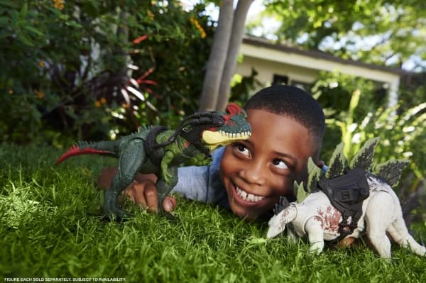 Jurassic World GIGANTIC TRACKERS Sinotyrannus, 4 År, Grön, Röd, Plast