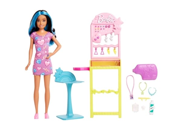 Barbie dukke Mattel Barbie Skipper Første jobb Ørehull HKD78