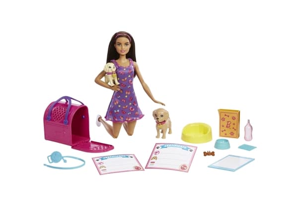 Barbie dukke Mattel Dog adopsjon + dukke HKD86