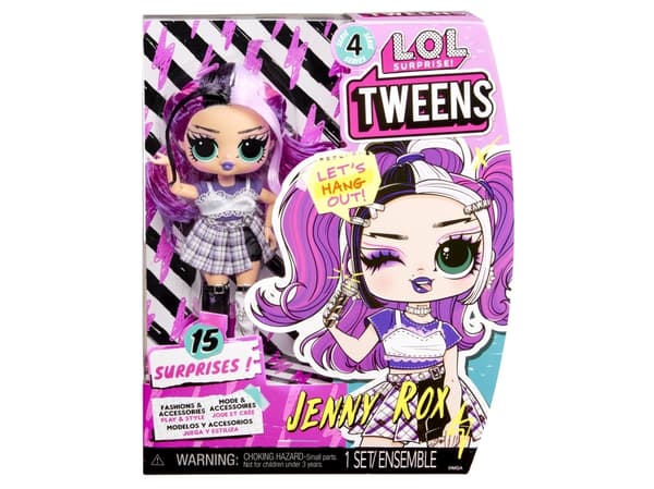 L.O.L. Surprise! Tweens S4 Doll- Jenny Rox, Modedocka, Honkoppling, 4 År, Pojke/flicka, 250 mm, Multifärg