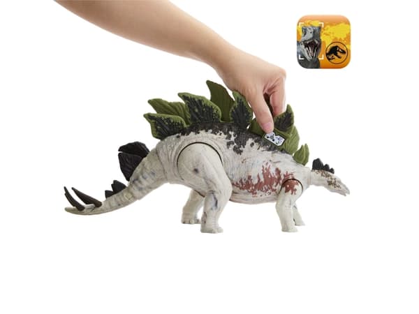 Jurassic World Stegosaurus Mega Action, 4 vuosi/vuosia, Monivärinen, Muovi
