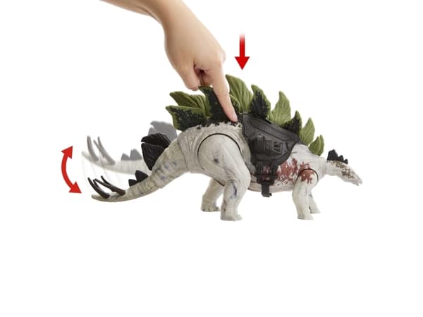 Jurassic World GIGANTIC TRACKERS Stegosaurus, 4 År, Multifärg, Plast