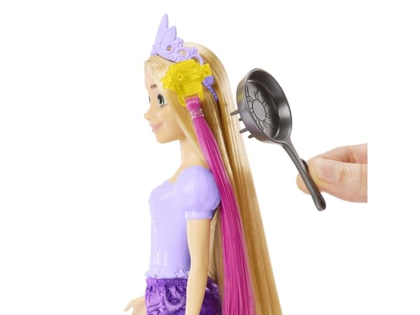 Disney Princess dukke - Gulllokk med fargeskiftende funksjon