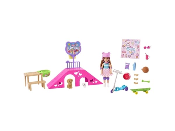 Barbie Chelsea Skatepark Playset