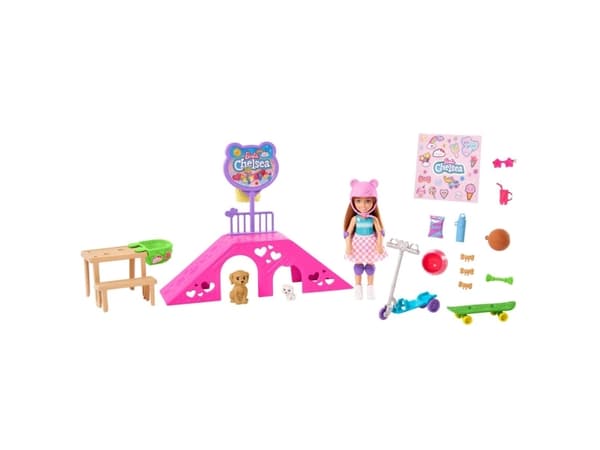 Barbie Chelsea Skatepark Playset