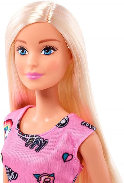 Barbie docka med rosa klänning