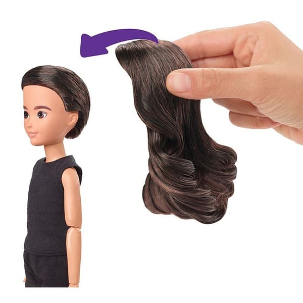 Creatable World Deluxe Dukke med kastanjbrunt hår