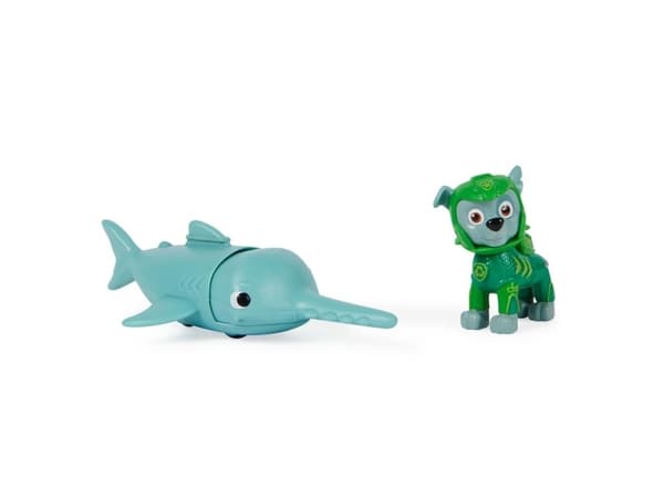 PAW Patrol Aqua Pups Rocky & Sawfish, 3 vuosi/vuosia, Ryhmä Hau, Vihreä, Harmaa