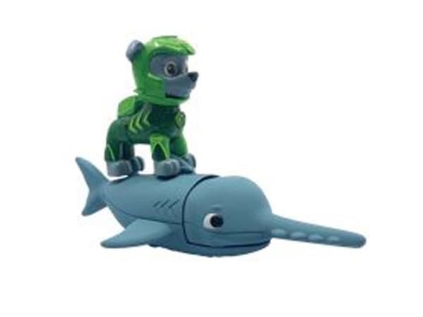 PAW Patrol Aqua Pups Rocky & Sawfish, 3 vuosi/vuosia, Ryhmä Hau, Vihreä, Harmaa