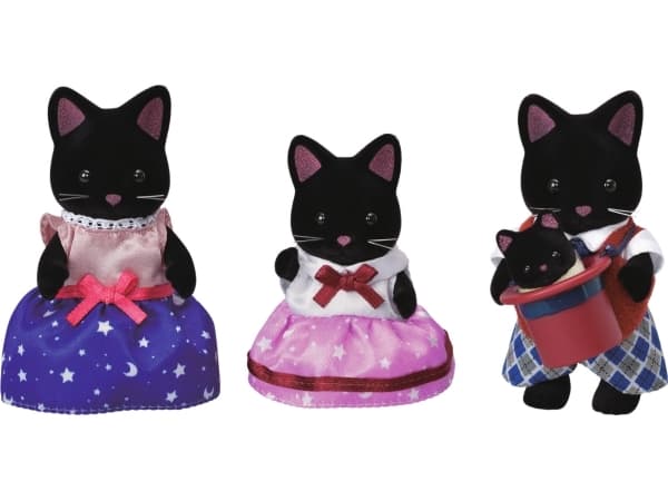 Sylvanian Families Midnight Cat Family
