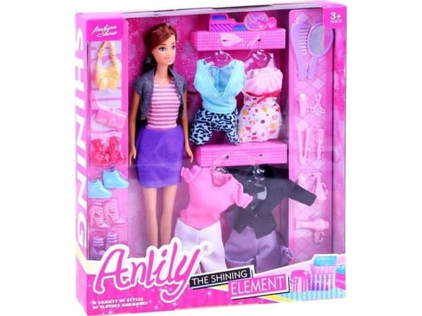 Anlily Anlily docka med kläder outfits skor tillbehör ZA2457