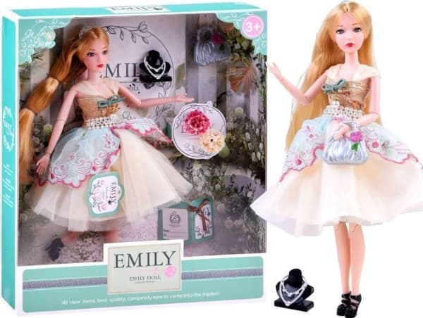 Jokomisiada Emily Doll i cocktailkjole + veske ZA3942