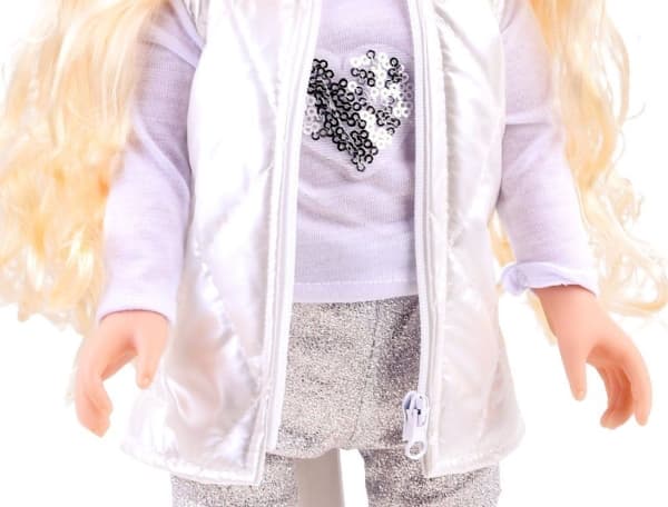 Jokomisiada Doll Adrianna elegant fra bakken 45 cm ZA3892