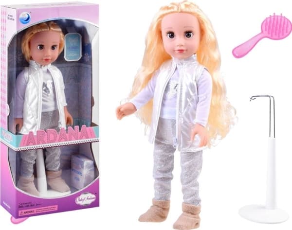 Jokomisiada Doll Adrianna elegant fra bakken 45 cm ZA3892
