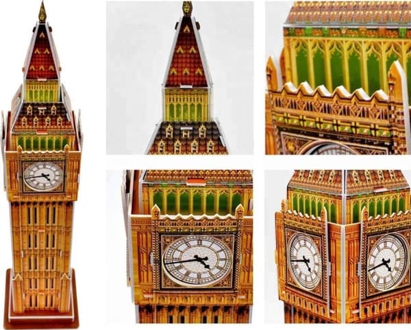 Jokomisiada 30-delers 3D-puslespill London Big Ben ZA3802
