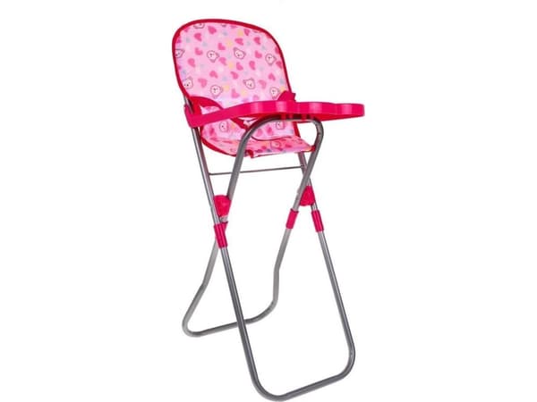 Tillbehörsset för babydockor 3+ Babyvård + Barnvagn + Matstol + Spjälsäng + 2 väskor