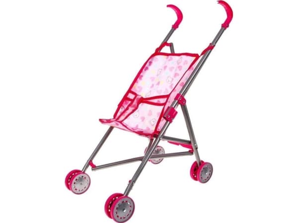 Tillbehörsset för babydockor 3+ Babyvård + Barnvagn + Matstol + Spjälsäng + 2 väskor