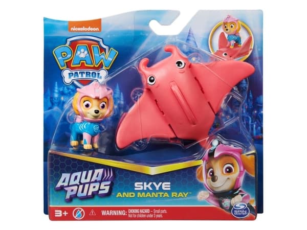 PAW Patrol Aqua Pups Skye & Manta Ray, 3 vuosi/vuosia, Monivärinen