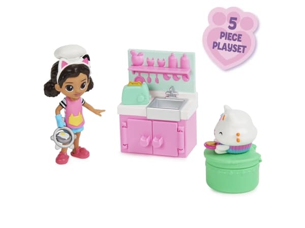 Gabby''s Dollhouse GDH PYS CtvtPkGabbyLnchMnch OC GML, Kjøkken, 3 år, Flerfarget