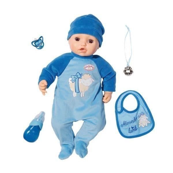 Docka - Baby Annabell - Baby Alexander - Mjuk kropp - Gråter riktiga tårar - 43 cm