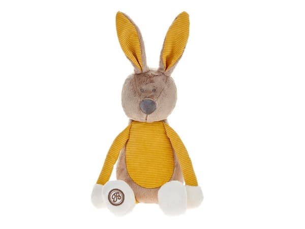 Beppe Mascot Enzo kaninen, beige og honning, 20 cm