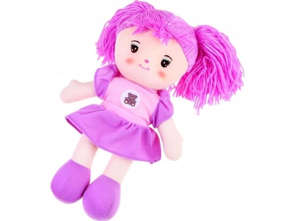 Yokomisiada räsynukke Susie 33cm laventeli mekko ZA3853