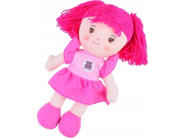 Jokomisiada Zuzia 33 cm filledukke i rosa kjole ZA3853