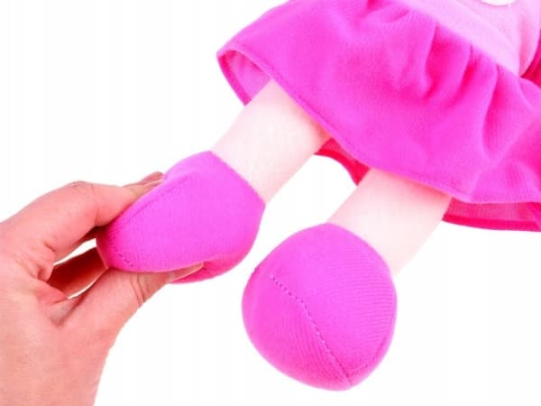 Jokomisiada Zuzia 33 cm filledukke i rosa kjole ZA3853