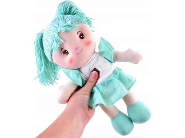 Jokomisiada Zuzia 33 cm filledukke i mint kjole ZA3853