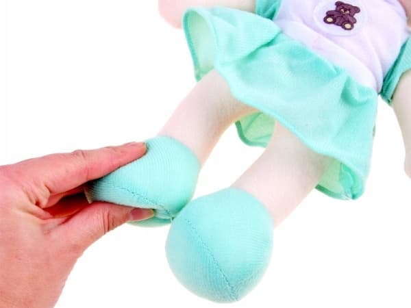 Jokomisiada Zuzia 33 cm filledukke i mint kjole ZA3853