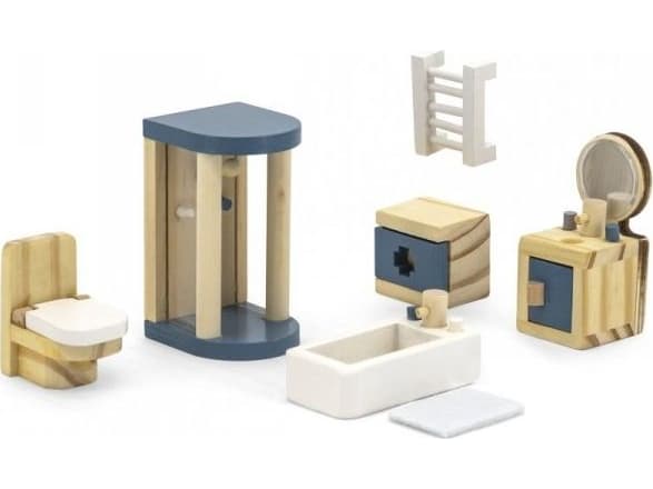 Viga Toys VIGA PolarB Dockhus Möbler Badrum