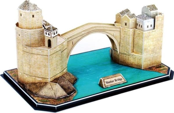 Jokomisiada 3D Puzzle Old Bridge i Mostar 64 deler ZA2900