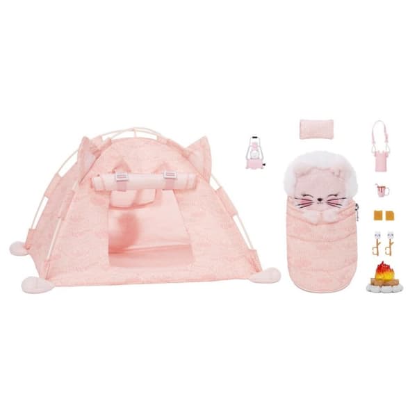 Efter! Efter! Efter! Surprise Kitty-Cat Camping Playset + Light