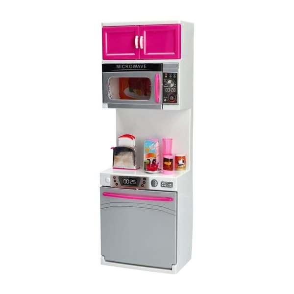 Fleur Kitchen Playset astianpesukone ja mikroaaltouuni
