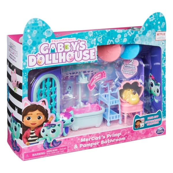 Gabbys Dukkehus Mercats Primp and Pamper Badroom