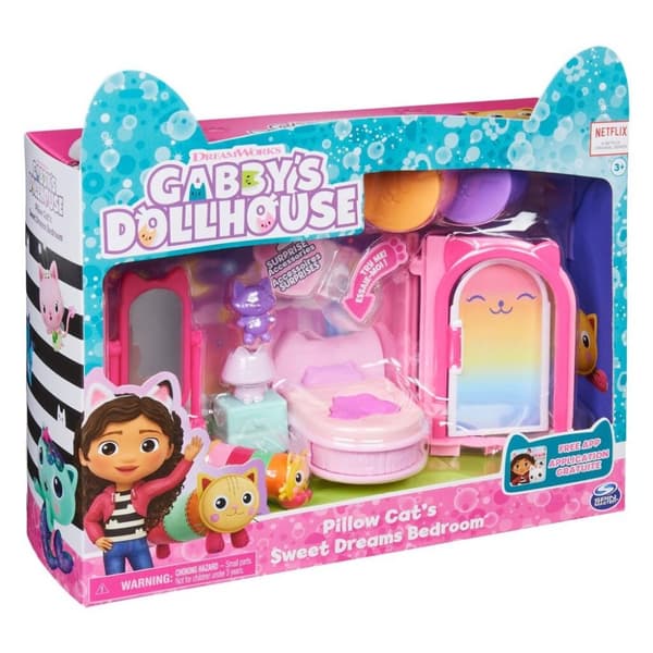 Gabby's Dollhouse Pillow Cats Sweet Dreams soveværelse