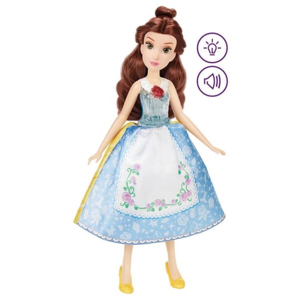 Disney Princess Spin and Switch Belle + Ljus och ljud