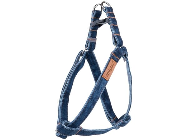 Amiplay Harnes Adju Denimxl 50/95X2,5Cm Navyblu