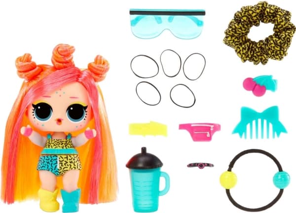 L.O.L. Surprise! Hair Hair Hair Tots, Minidukke, Hunkjønn, 4 år, Jente, 139,7 mm, 136,364 g
