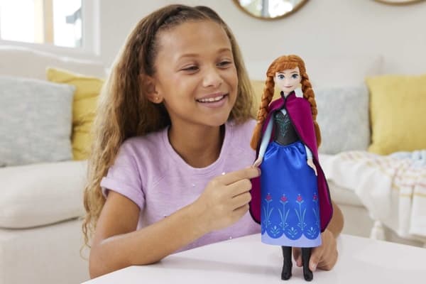 Mattel Disney Frozen Anna Doll, Motedukke, Jente, 3 år, Jente, 323,9 mm, 100 g