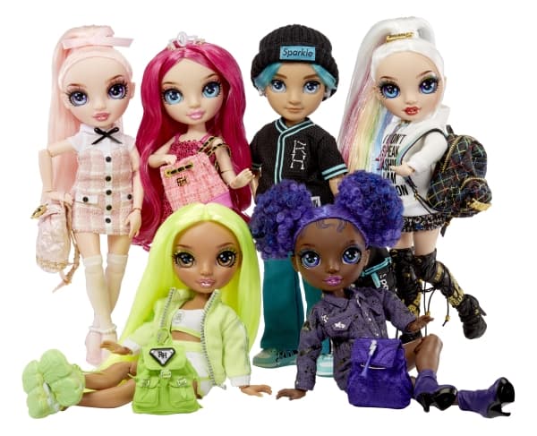 Rainbow High Junior High Doll Series 2- Krystal, Motedukke, Jente, 6 år, Gutt/Jente, 230 mm, Flerfarget