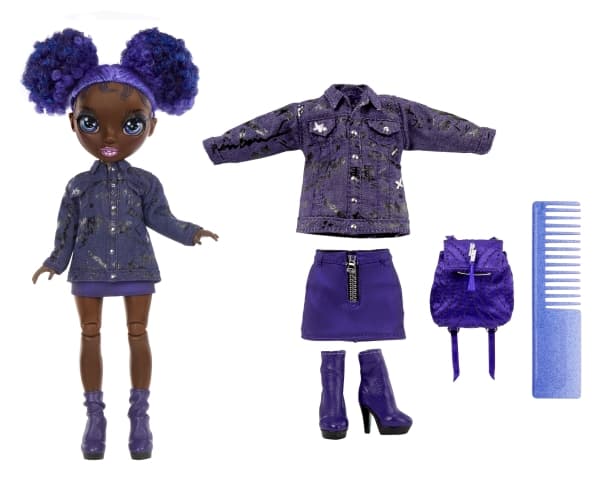 Rainbow High Junior High Doll Series 2- Krystal, Motedukke, Jente, 6 år, Gutt/Jente, 230 mm, Flerfarget